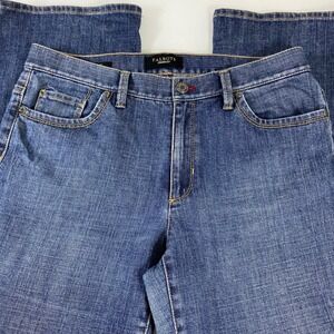 Talbots Bootcut Jeans‎ Womens Size 8 Medium Wash Denim Classic Casual Mid Rise